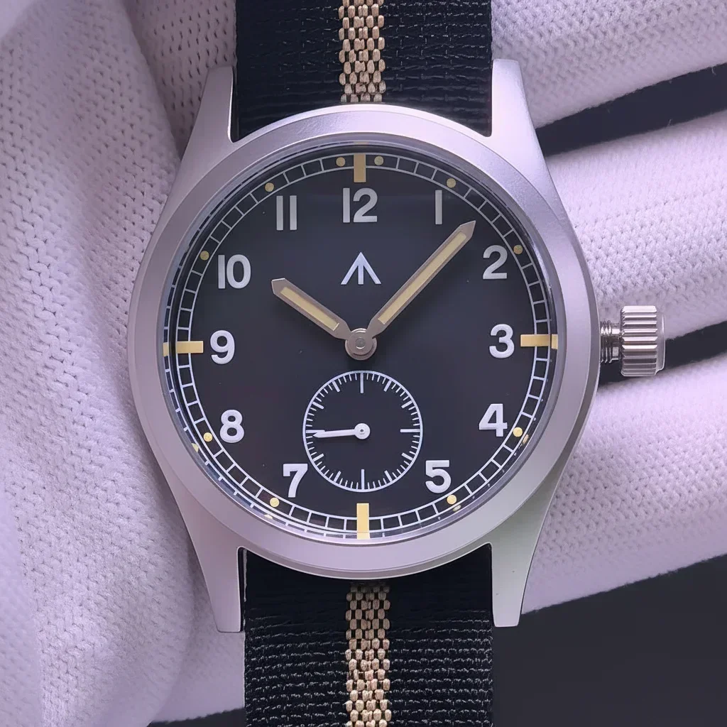 MILITREK 2025 Men Quartz Watch Miyota 1L45 37mm Military Field Outdoor Watch Sapphire Glass Luminous Waterproof Stainless Steel
