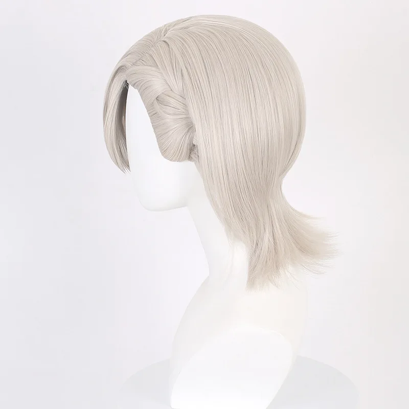 Genshin Impact Linnet Linni Cosplay Perücke Simulation Kopfhaut Top hervorgehoben kurzes Haar