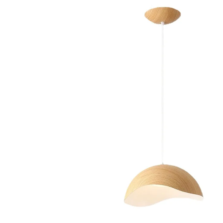 

Restaurant chandelier New Chinese bar counter Medieval walnut Nordic minimalist Zen new LED small chandel