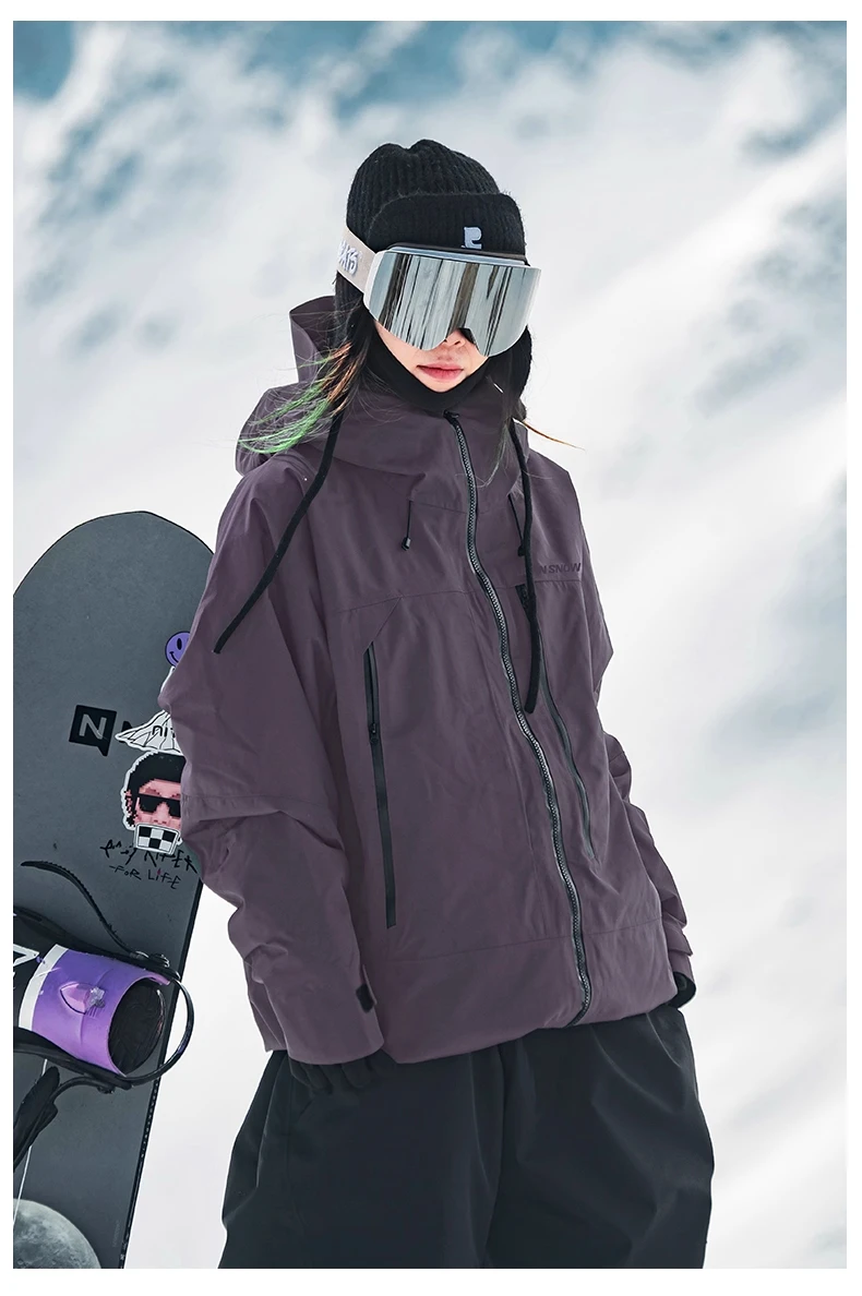 John Snow Wasserdichtes Skianzug-Set für Damen und Herren, wärmeisolierte Snowboardjacke, Hose, Ski-Outfit für Wintersport – Detail 19