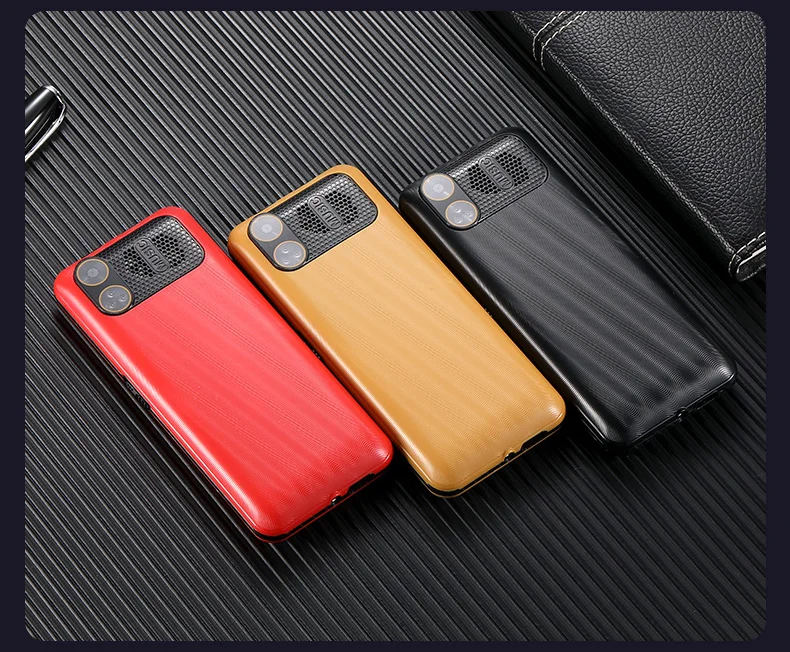 YEEMI K3 Super Thin Mobile Phone 2.4inch HD Screen GSM 2G Dual SIM Card Long Standby Flashlight Camera Type-C Button Phone