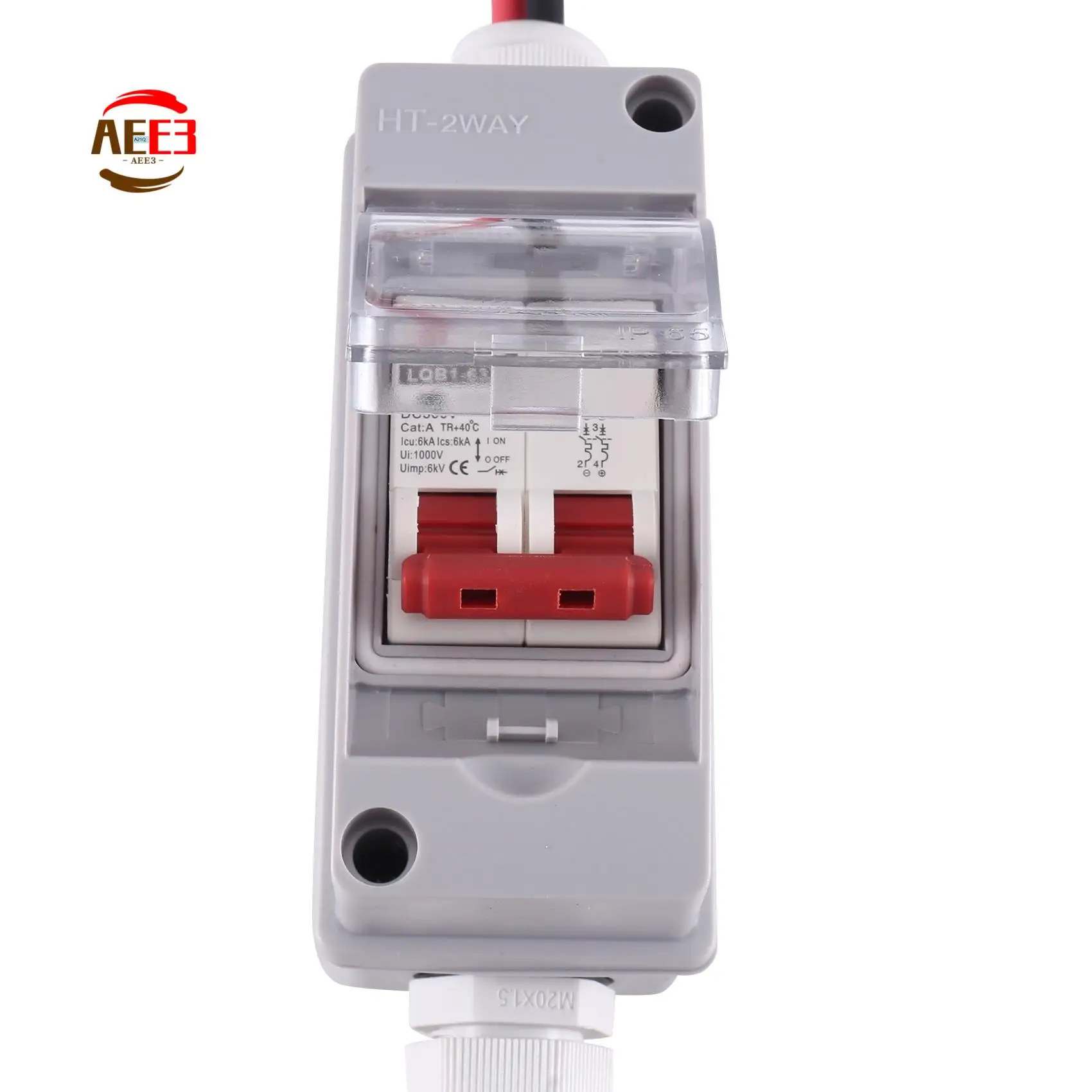 

AEE3-1Set 32A PV Photovoltaic DC Isolation Switch Outdoor Waterproof Solar Bus Load Switching Air Switch Solar Panel