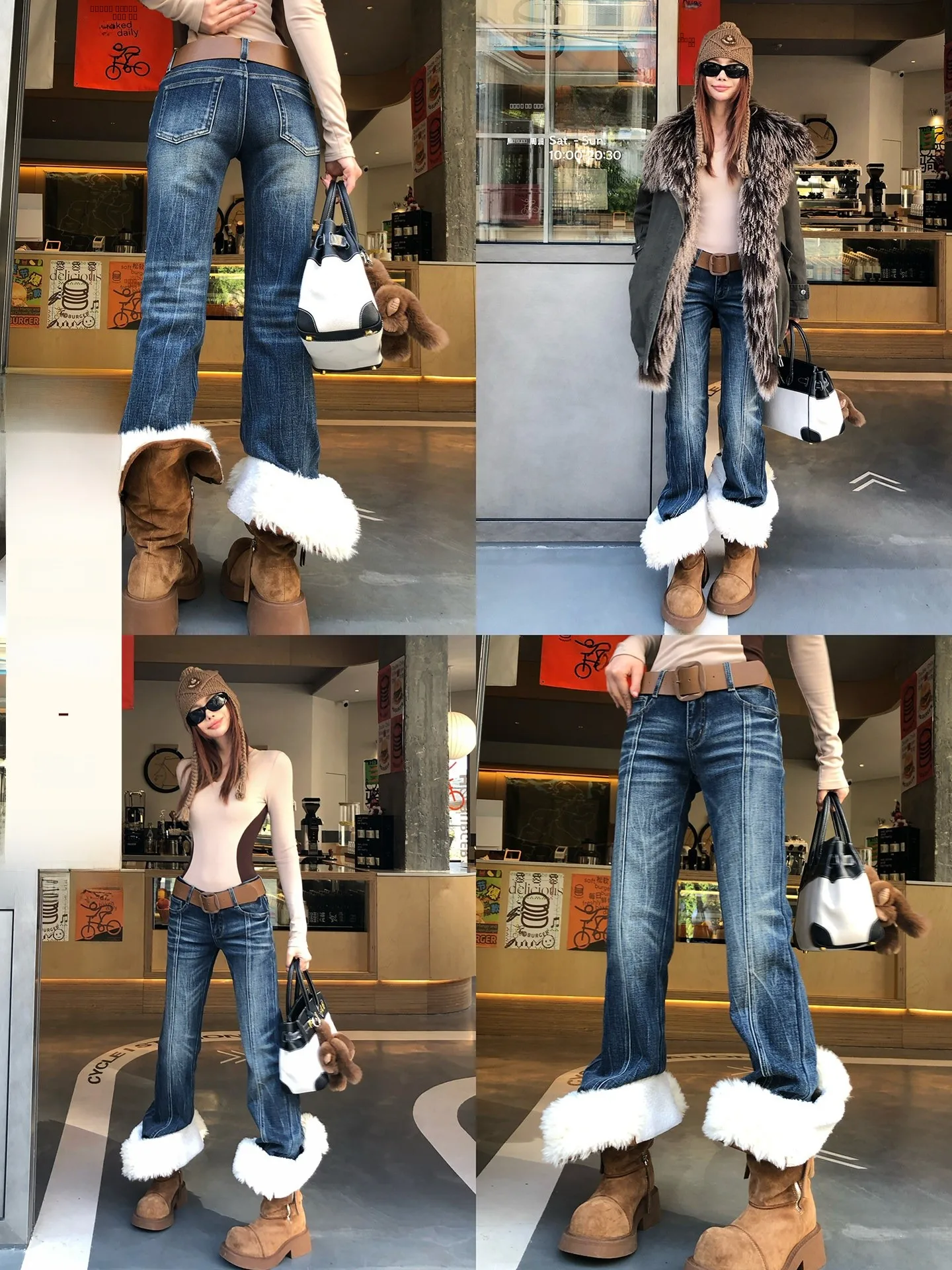 

Эластичные облегающие джинсы оригинального дизайна в американском ретро-стиле для женщин, идеально подходят для поездок на работу и офиса.