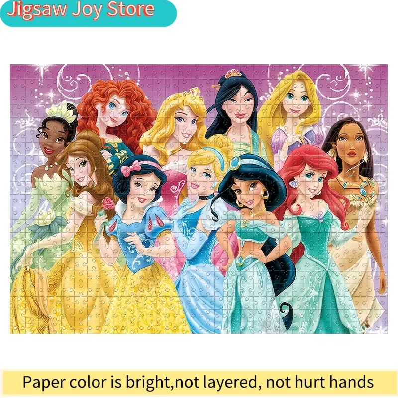 

1000 деталей: Мозаика-пазл «Принцессы Диснея» с Золушкой, Беллой, Ариэль, Жасмин, Белоснежкой, Орлеанской, Меридой и Рапунцель