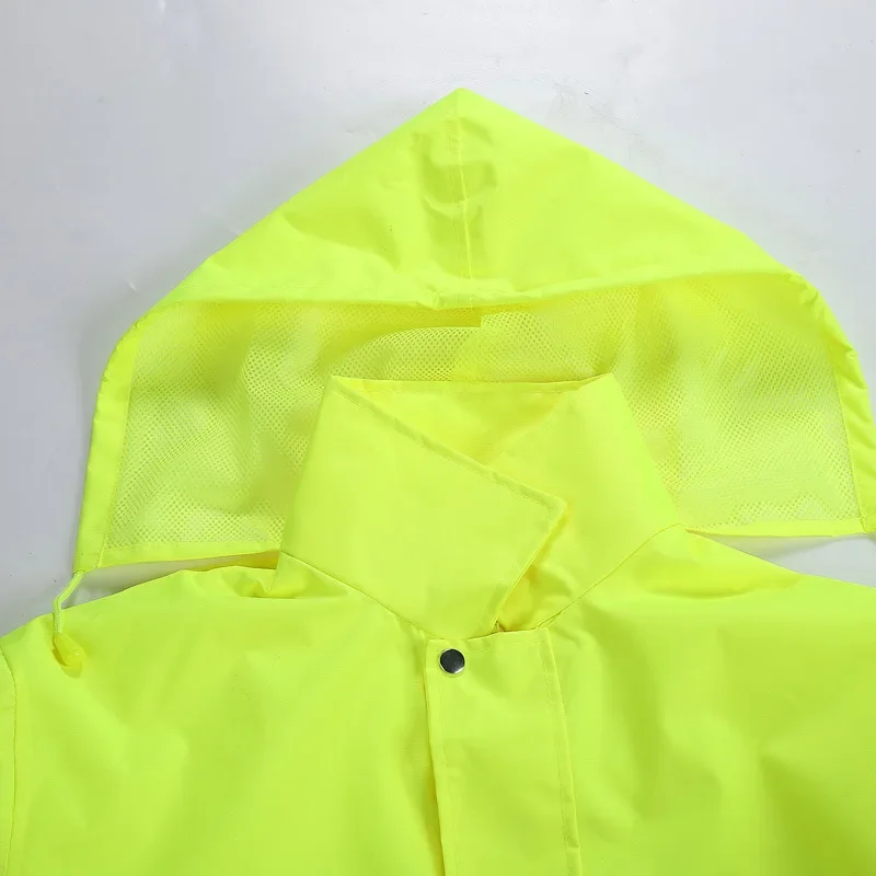 Fashion Men Long Raincoat Waterproof Outdoor Hiking Rain Coat Jacket Travel Fishing Rain Gear Commute Motorcycle Rainwear Poncho