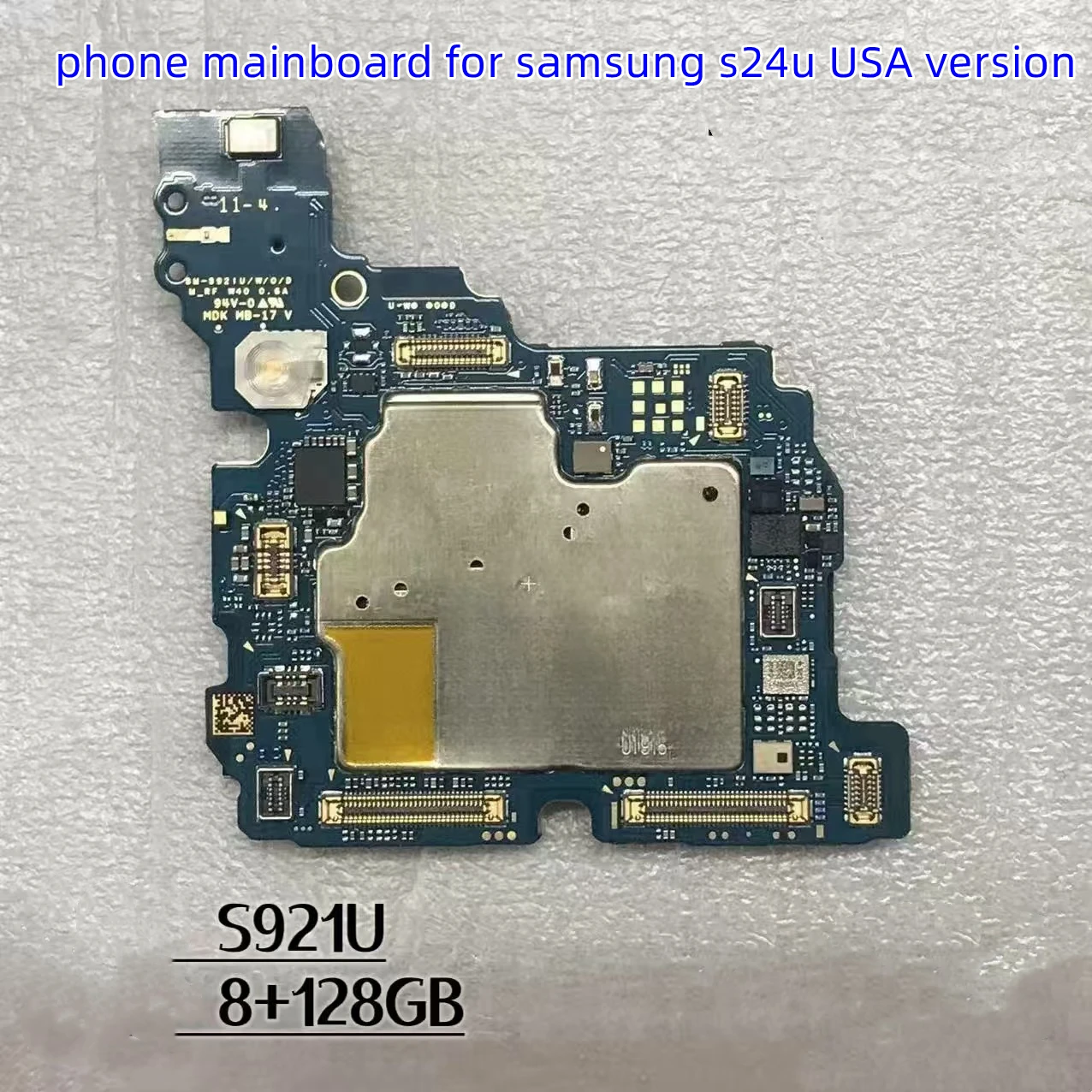 

Original Used Phone Mainboard Logic Board Motherboard Parts Unlock USA Version For Samsung Galaxy S24 S24+ S24U