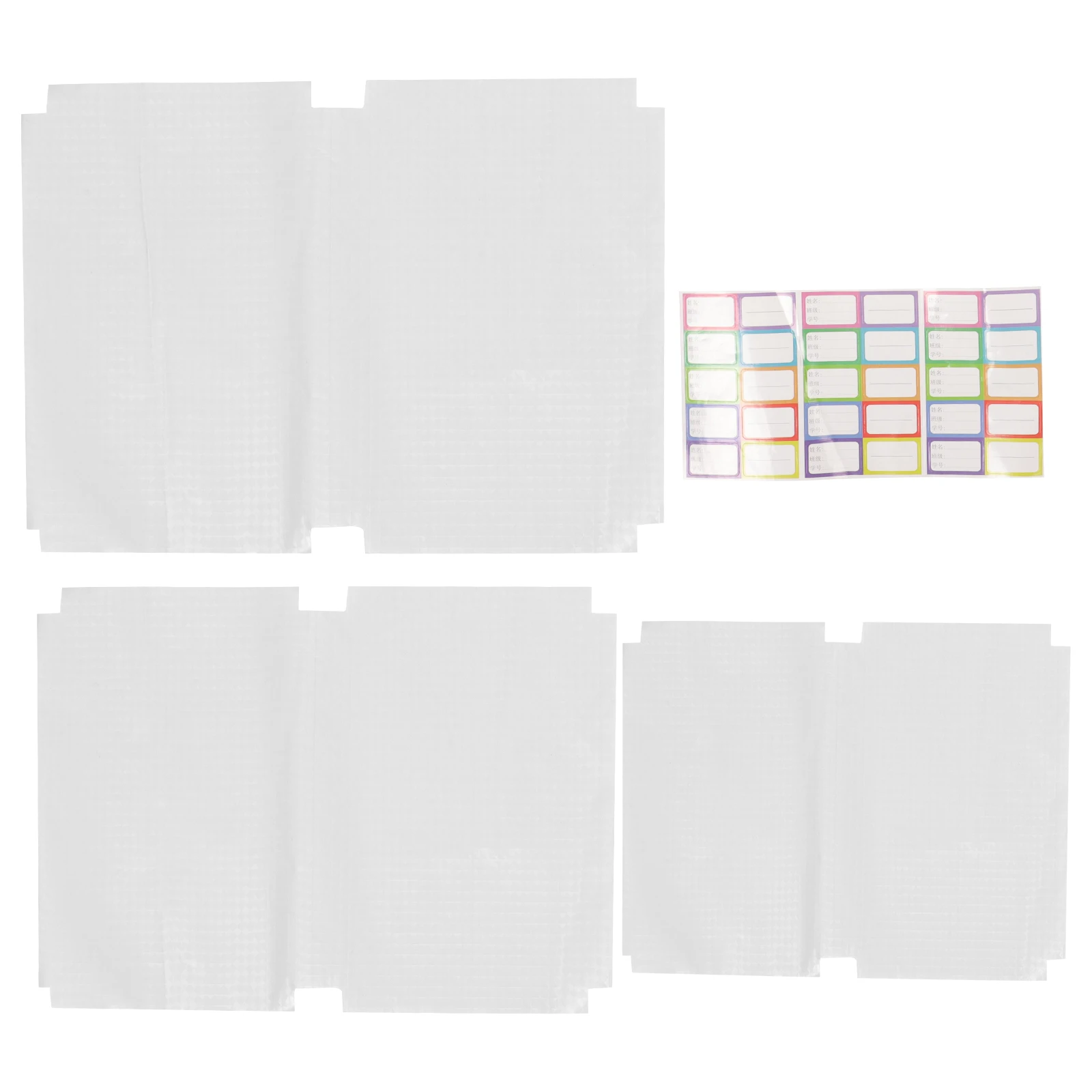 1 Set/30 pz ABS Sicurezza Impermeabile Materiale Nubuck Trasparente Pellicola Autoadesiva Copertina del Libro per Studenti Ragazzi Ragazze (