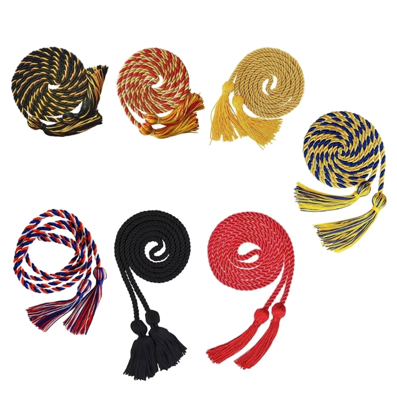 Graduation Cord Graduation Ceremonies Cord Long Tassels 67Inch Graduation Cord for Graduation Photos Parties