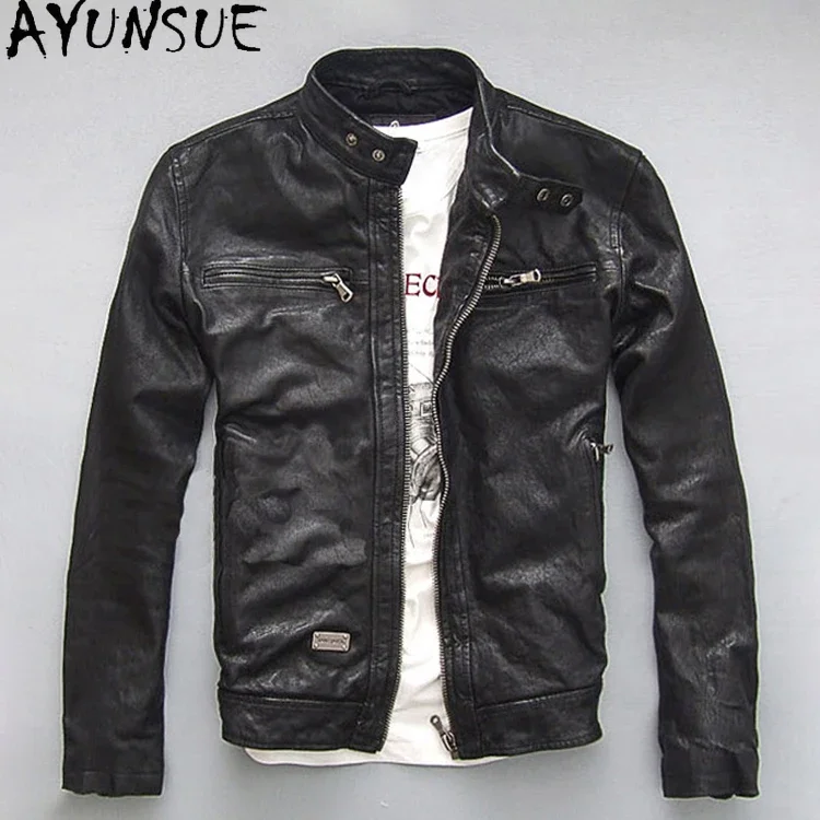 Thumbnail 4 - #23 Trending Mens Leather Coats Right Now