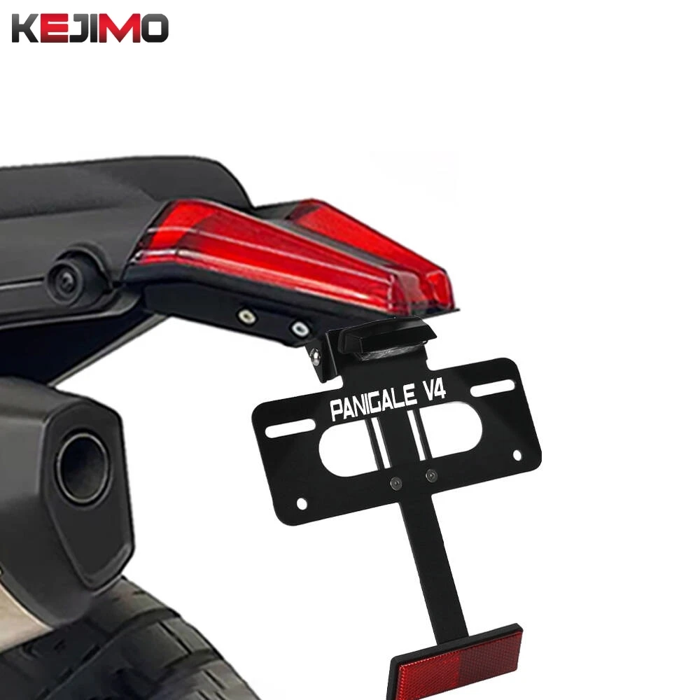 

2024 2025 For Ducati Panigale V4 S SP R Speciale Streetfighter/Panigale V2 2018-2023 Motorcycle License Plate Relocation Bracket