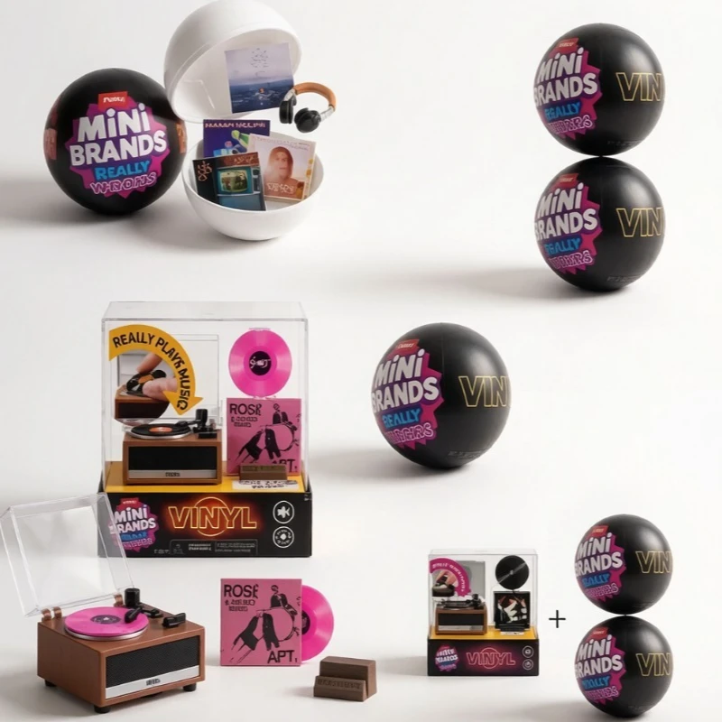 Zuru Mini Brand Vinyl Really Works Music Player Series Blind Box Blind Box Toys Blind Box Toy Toy Toy Toy