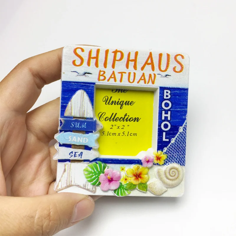 

3D Resin Philippines Bohol Batuan Photo Fridge Magnet Beach Style Cute Magnets For Fridge Aimants Frigo Magneten Koelkast