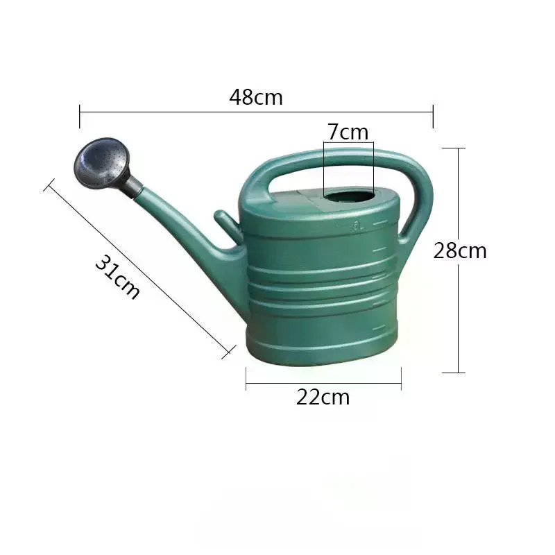 علبة سقاية بلاستيكية سعة 5 لتر، علبة سقاية أساسية للحديقة، علب خفيفة الوزن للاستخدام الداخلي والخارجي، علبة سقاية للحديقة والبستنة العائلية #6