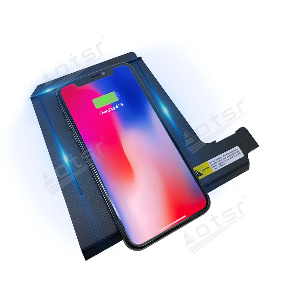 

15W QI Wireless Fast Charge Mobile Phone Special Panel Android For Honda Accord 2014 2015 2016 For IPhone Huawei Samsung