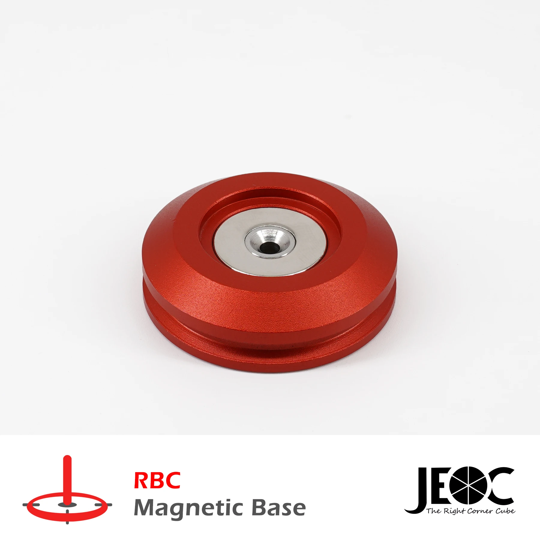 JEOC RBC (575777), Centering Magnetic Base for Leica RT3 Series Reflective Tape Target, Topography Land Surveying Equipment