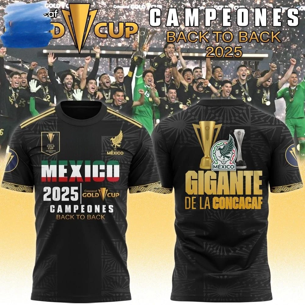 تي شيرت صيف 2025 للمنتخب الوطني للمكسيكو كونكاكاف كأس ذهبي 2025، تي شيرت مطبوع ثلاثي الأبعاد سريع الجفاف وجيد التهوية.