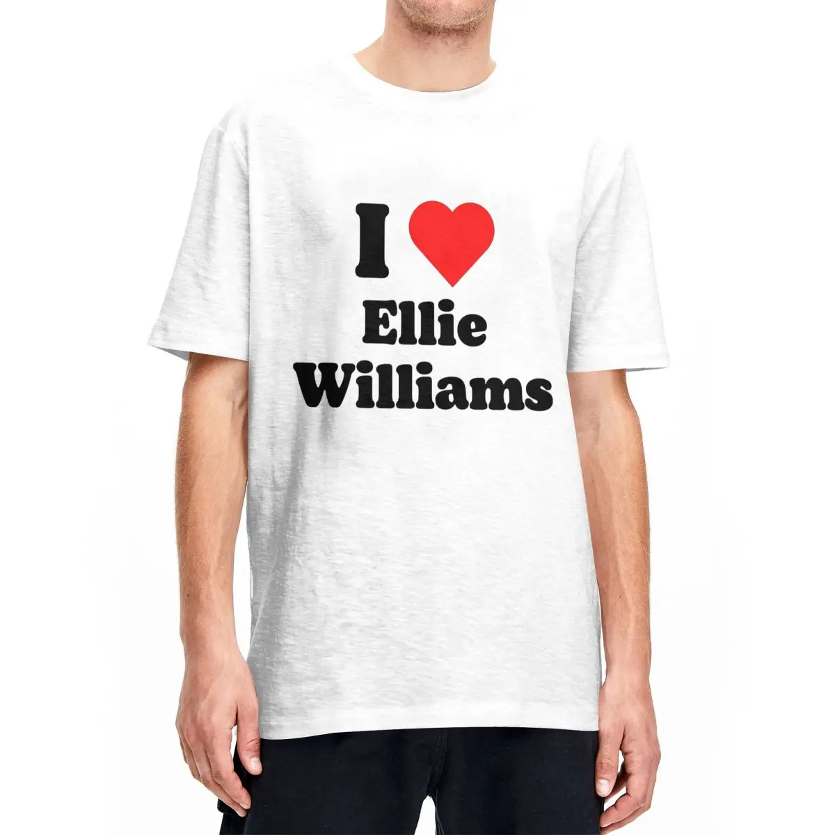 I Love Ellie Williams TLOU T Shirts Men Women\'s Pure Cotton Unique T-Shirt Crewneck The Last of Us Tees Short Sleeve Clothes