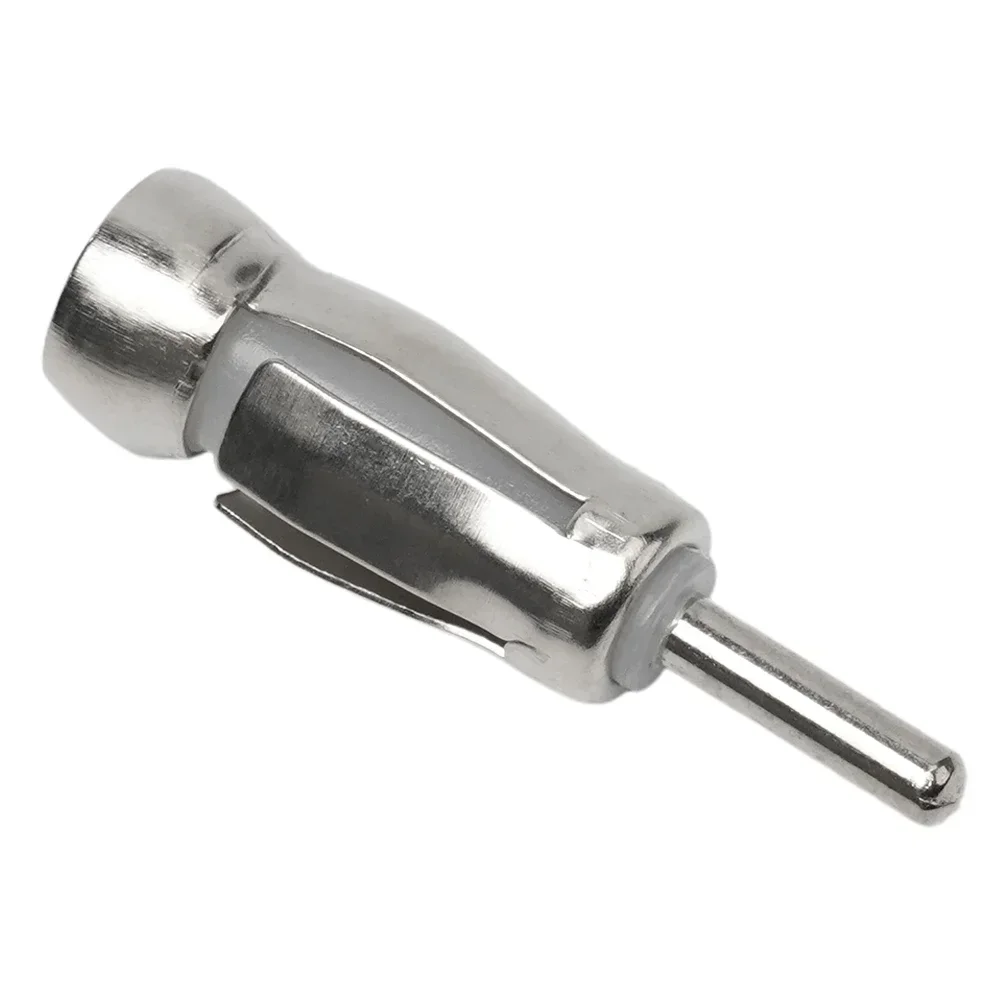 Silver Car Stereo Radio Male Antenna Antenna Adapter Auto ISO To Din Connector Aerial Plug Antenna Adapter Car Accessories