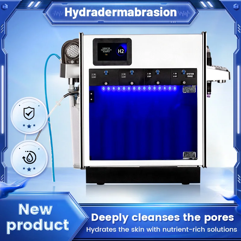 Hydra  Oxygen Facial Machine Ultra Clear Deep Cleansing Skin Revitalizing Pore Minimizer Moisturizing Equipment AntiAging Beauty