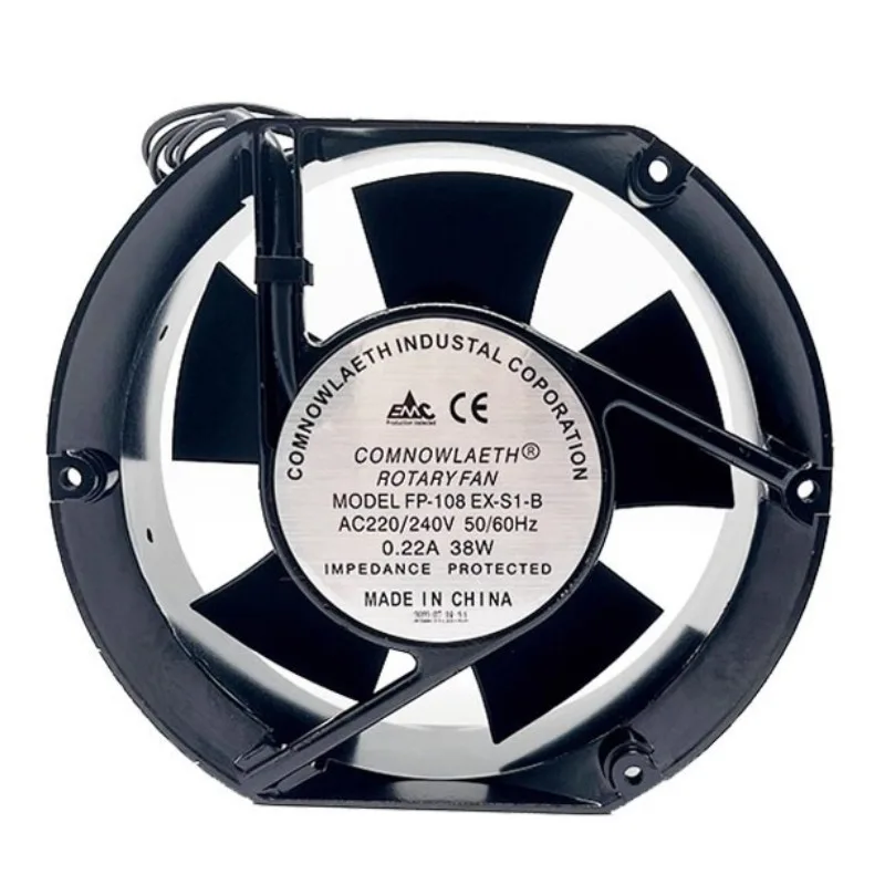 New Cooling Fan 17CM Double Ball Bearing 17251 220V Motor Cabinet Chassis Cooling Fan FP-108EX-B1-B 172 * 150 * 50MM