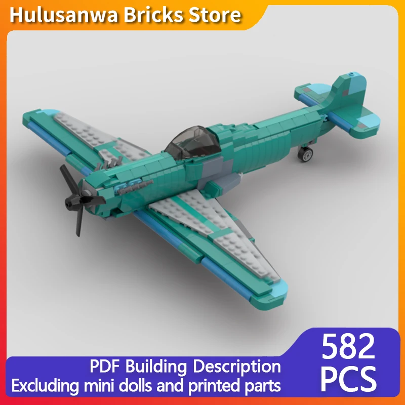 

Spitfire WW2 военные истребители модель MOC строительные кирпичи военное оборудование модульные технологии подарки собрать детские игрушки костюм