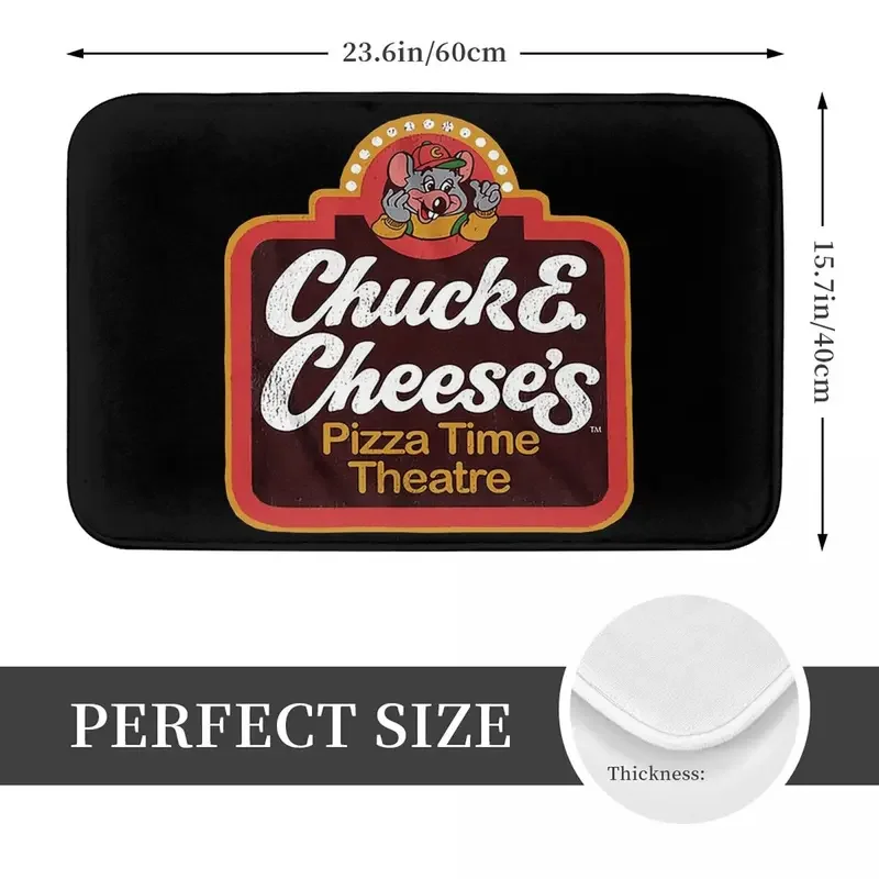 

LK01 Chuck E Cheeses Pizza Time Theater Non-slip Doormat Floor Mat Durable Carpet Rug for Kitchen Entrance Home Bedroom Footpad
