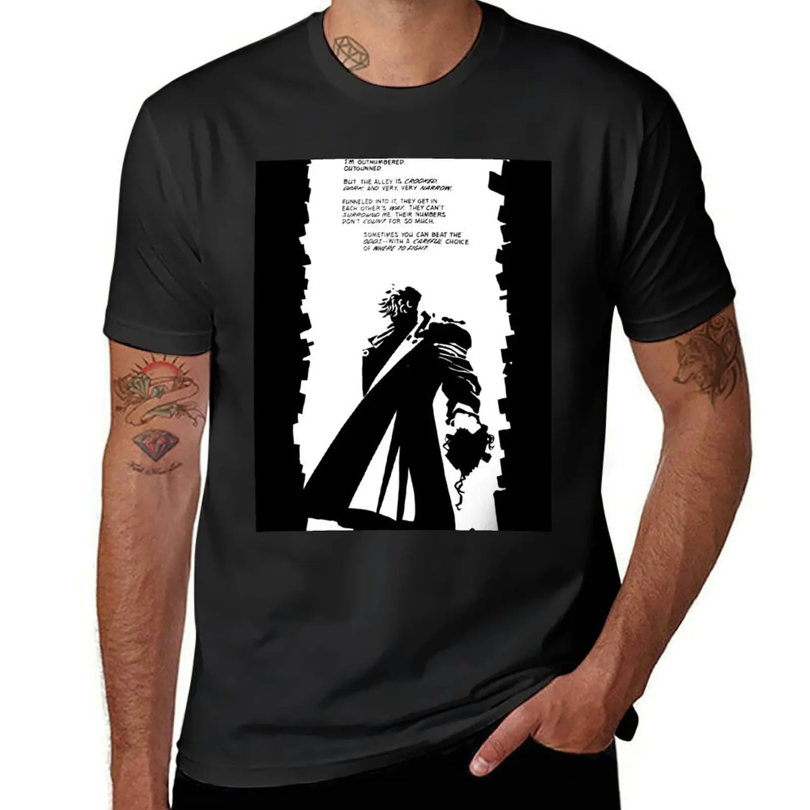 Sin City Dwight McCarthy makes a stand T-Shirt plain anime clothes designer t shirt men