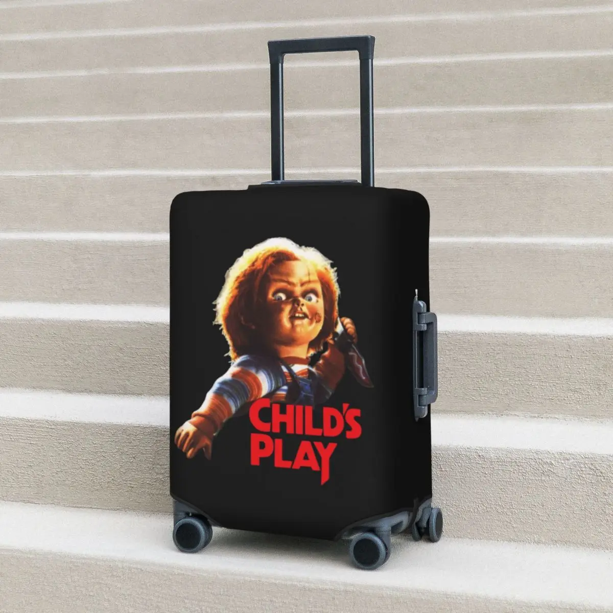 

Chucky See You In Hell (3) Защитный чехол для чемодана Эластичные дорожные защитные чехлы для багажа на 18-32 дюймов