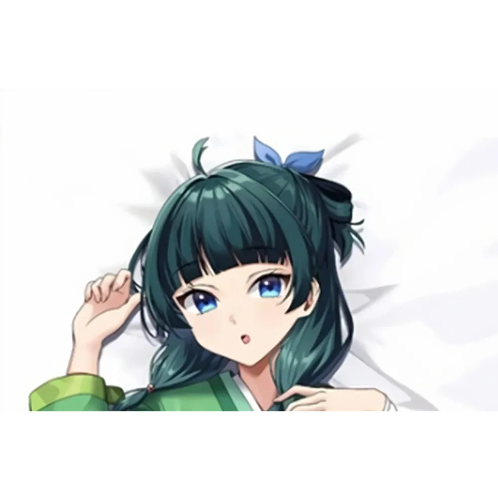 Dark Green Hair Ancient Style Anime Girl Dakimakura Body Pillow Cover Double‑Sided Art Print For Maomao