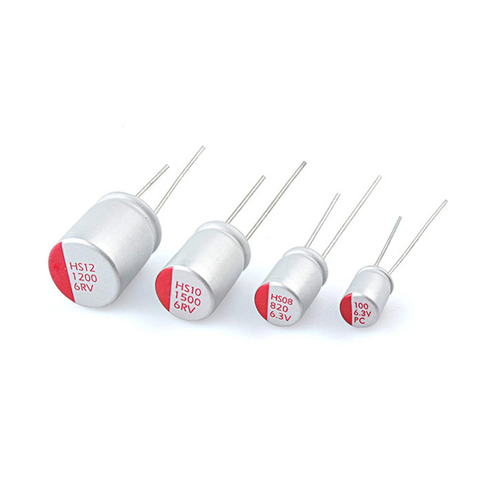 15pcs DIP Solid Electrolytic Capacitor 6.3v 10v 16v 25v 35v 50V 100uf 220uf 330uf 470uf 560uf 680uf 820uf 1000uf 1500uf 2200uf