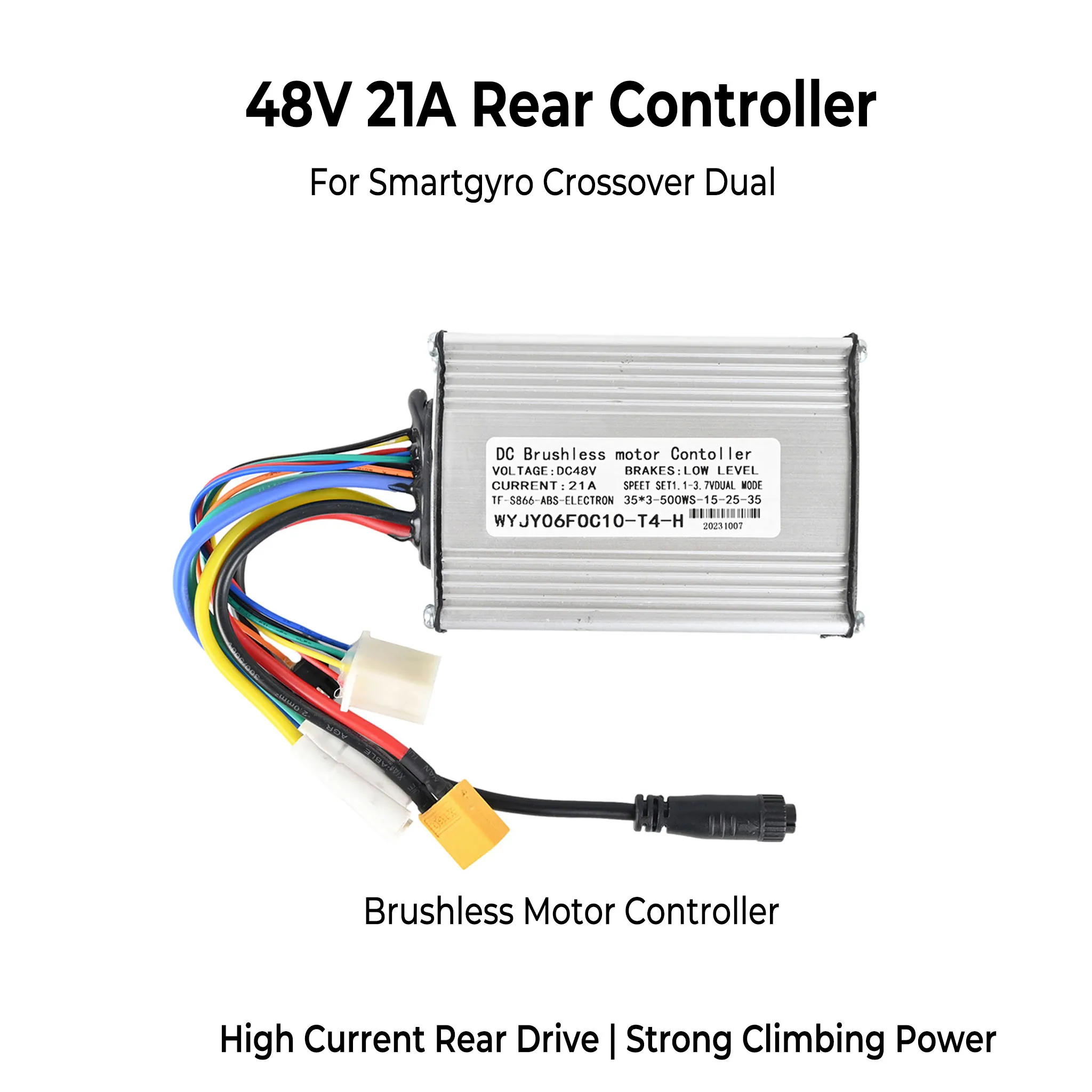 48V 15A Front & 21A Rear Brushless Motor Controller Fits Smartgyro Crossover Dual Electric Scooter Dual Drive Spare Parts