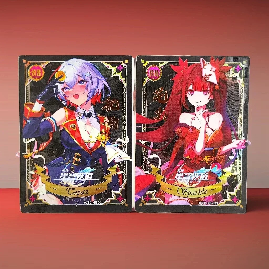 Honkai Star Rail Card Anime Game Genshin Impact Honkai Star Railway Card Rare Collectible Cards Kids Toys Boy Christmas Gift