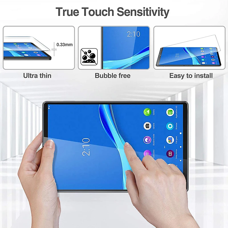 3Pcs Tempered Glass For Lenovo Tab M10 FHD Plus 2nd Gen TB-X606F M10 X605F Tablet Screen Protection for K10 10.3 TB-X6C6F/X6C6X