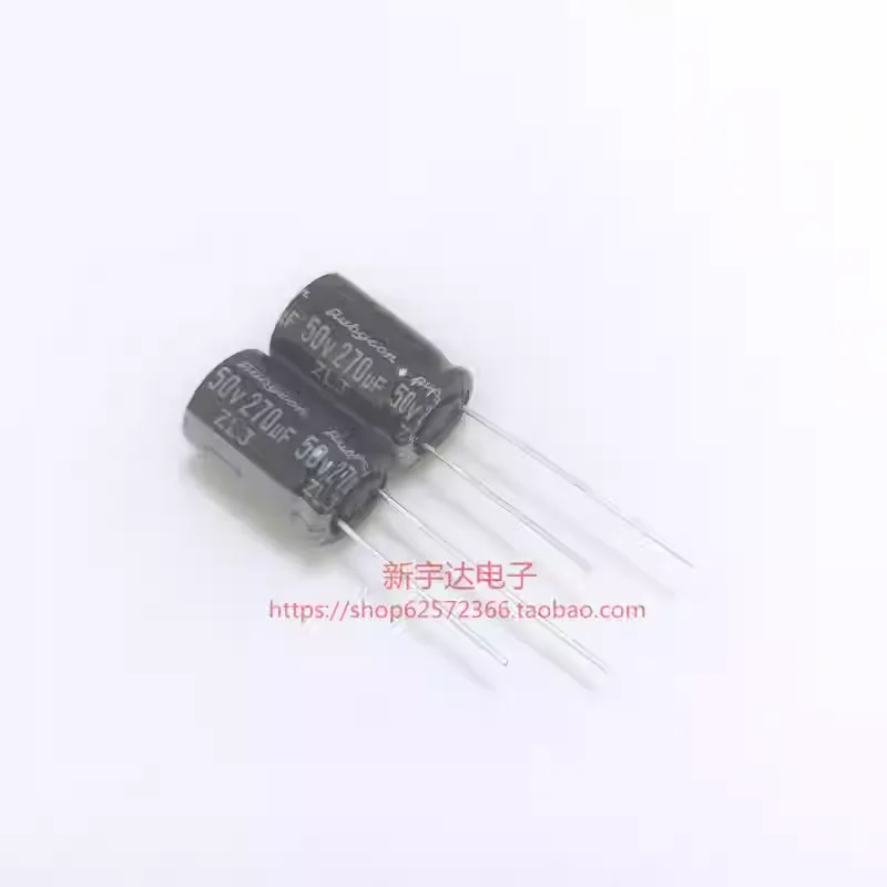 10-100PCS 50V270UF 10X16 Japanese Ruby ZLJ high-frequency low resistance 270UF 50V original electrolytic capacitor