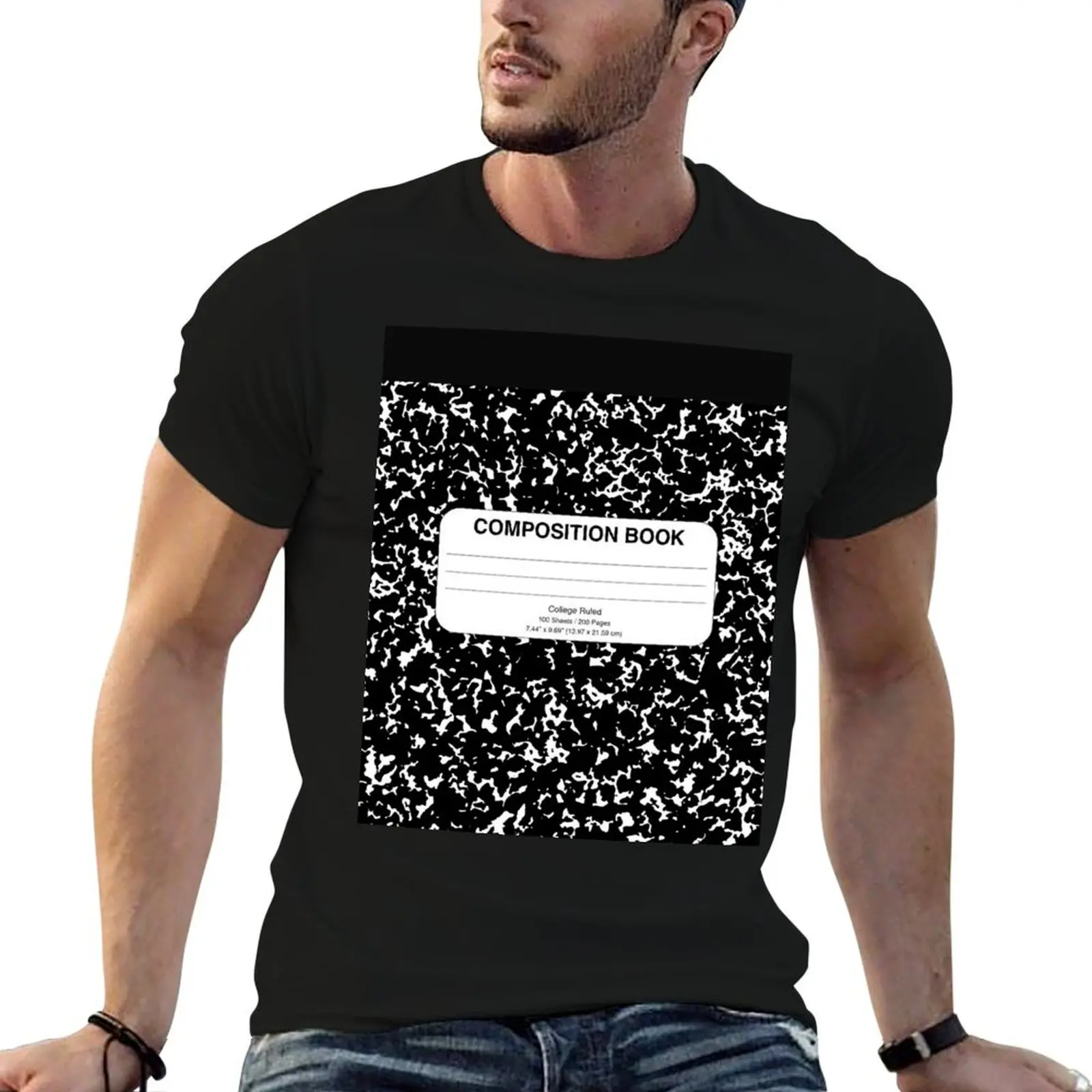 Composition Notebook Design Gifts T-Shirt Holiday Vacation Tee Shirt