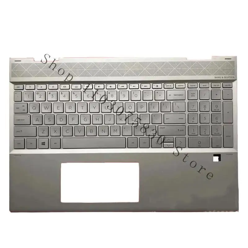 

WYORESY New Keyboard with palmrest cover backlit for HP ENVY X360 15-DR L56974-001 @
