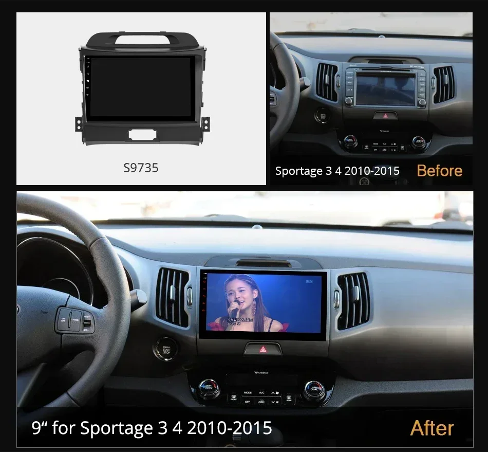 Ownice K6+ 2K for Kia Sportage 3 SL 2010 - 2016 Car Radio Multimedia Video Player Navigation Stereo GPS Android 12 No 2din Dvd