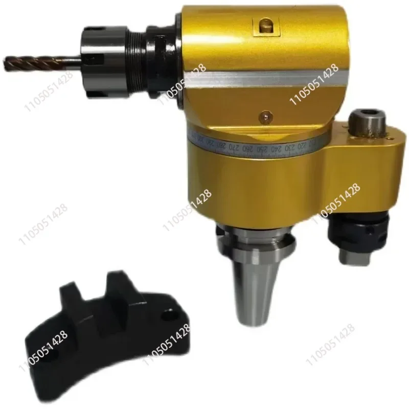 BT30 Lightweight 90 Degree Side Milling Head Machining Center Engraving Side Hole Tapping Milling