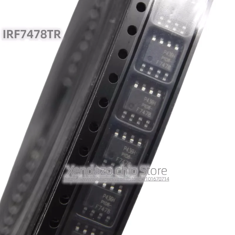 10pcs/lot IRF7478TRPBF IRF7478TR IRF7478 F7478 SOP-8 package Original genuine 60V 7A N-channel MOS field-effect transistor