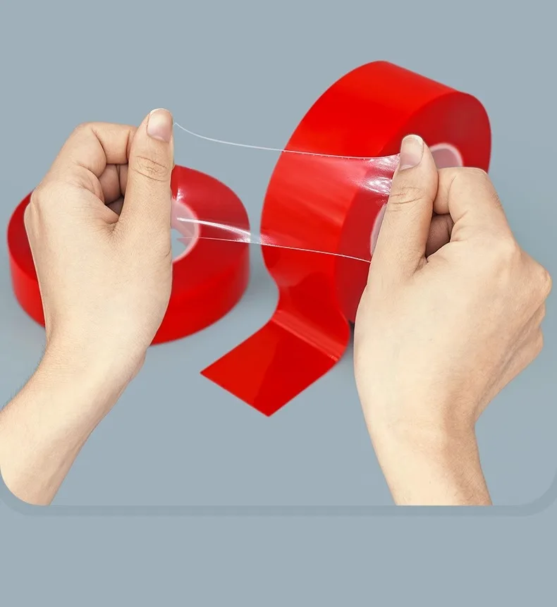 2 قطعة شريط مزدوج الجوانب لاصق أكريليك مقاوم للخدمة الشاقة قابل للإزالة لا بقايا لثائق المكاتب الداخلية للسيارة ديكور المنزل