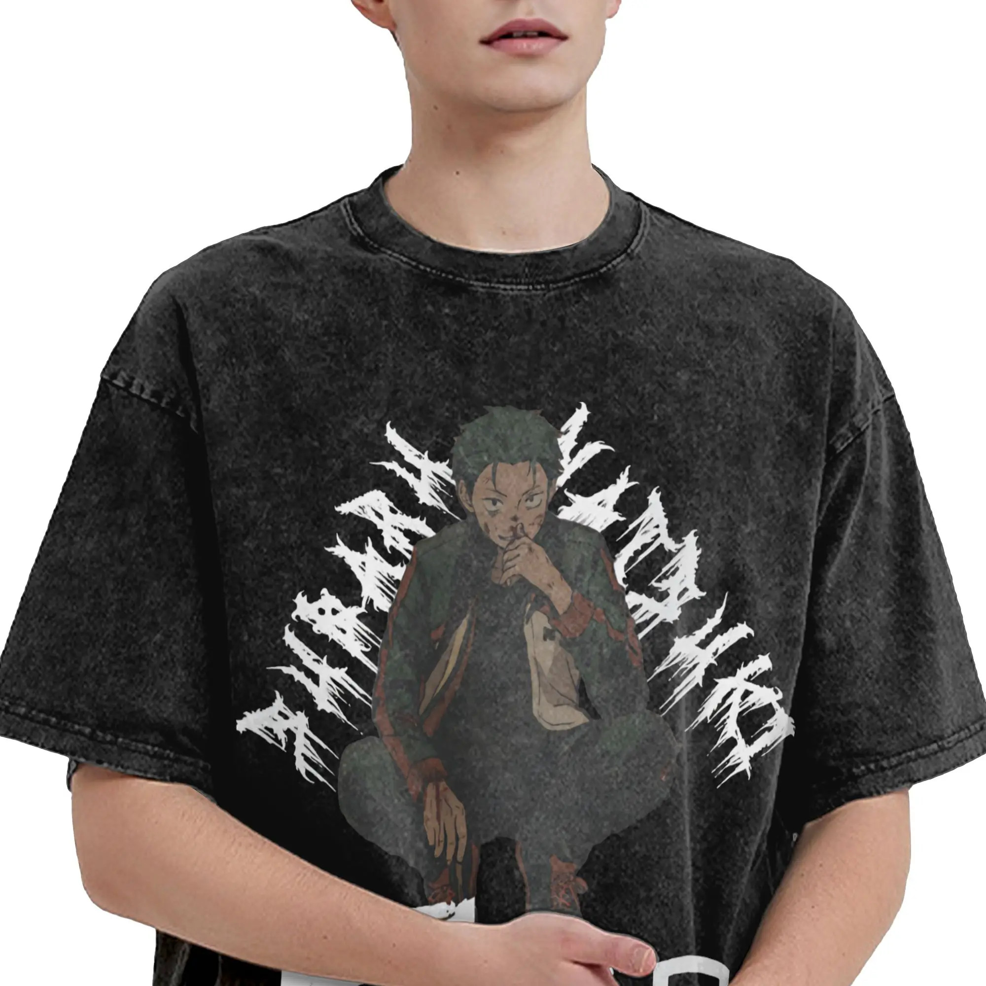 Re:ZERO Starting Life in Another world Outfit Washed T Shirts Men Women Streetwear Hip Hop T-Shirts Printed  Tees Short Sleeve