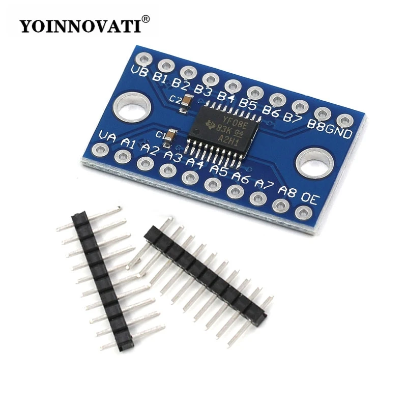 3.3V 5V TXS0108E 8 Channel Logic Level Bi-directional Converter Module TXB0108 Mutual Convert Module TXS0108