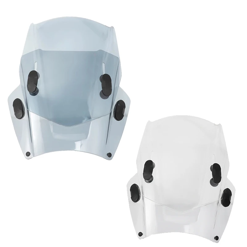 

Motorcycle Universal Adjustable Windshield Windscreen For BMW Suzuki Kawasaki Honda Yamaha