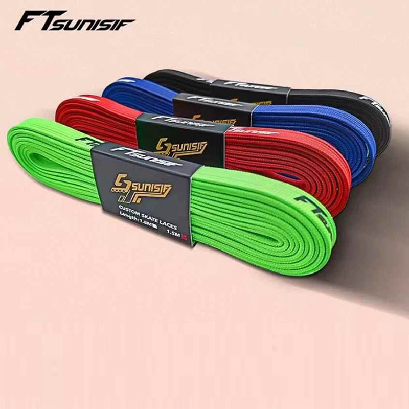 

Inline Speed Skate Lace 1.5m Original Sunisif Roller Skate Laces Ice Skate lace Hockey Skate Lace Short Long Track Skate Laces