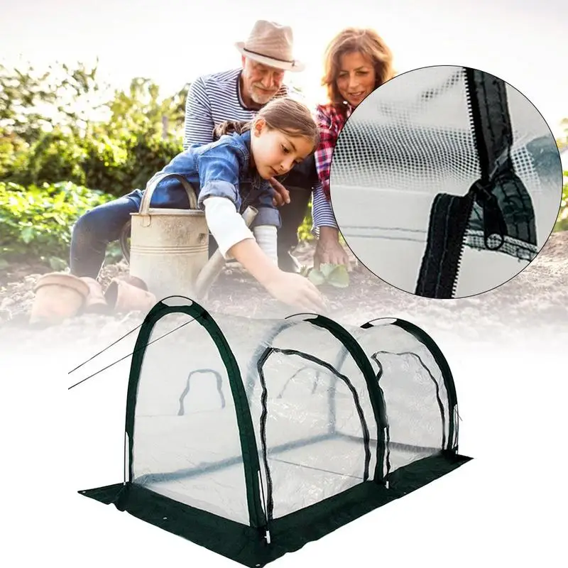 

Back Garden Tunnel Indoor And Outdoor Greenhouse Grow House Can Growing Plants Seedlings Herbs Or Flowers In Any Season