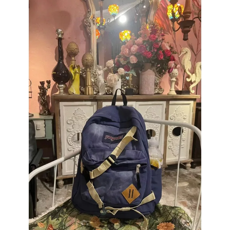 Spider-Man Denim Backpack The Amazing Spider-Man Peter Backpack Travel BookBag Laptop Bag Vintage Navy Canvas Backpack Gift