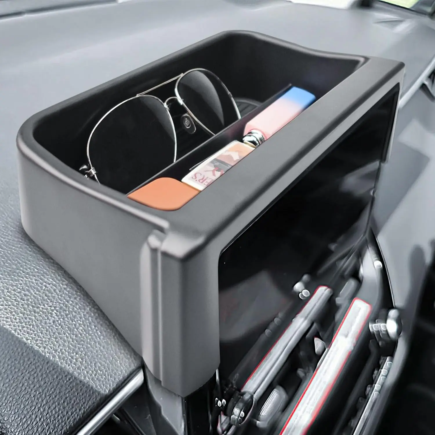 

TACOBRO Dashboard Storage Organizer For Toyota Corolla 2019-2025 2026/ Corolla Cross 2022-2026 Accessories 8 inches Dash Mount