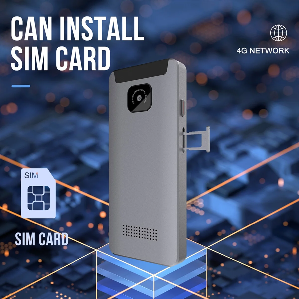 QA88X V9000 3,7 pulgadas 4G/WIFI/traductor de punto de acceso procesador Qualcomm RAM 1G + ROM16G compatible con 137 idiomas cámara HD de 5 megapíxeles