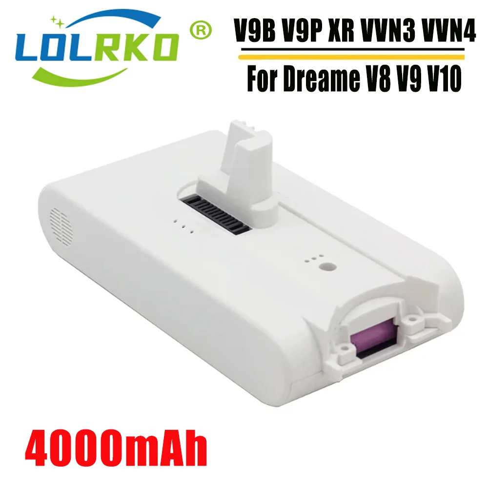 25.2V 4000mAh For Xiaomi Mijia Vacuum Cleaner V8 V9 V9B V9P V10 VVN3 VVN4 Dreame Vacuum Cleaner Lithium Battery