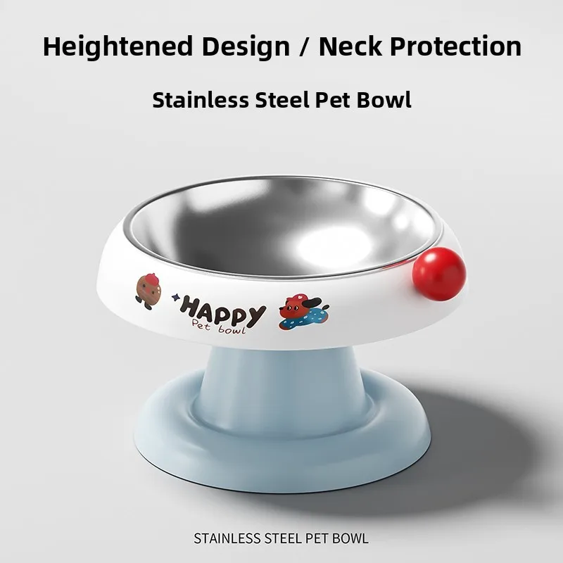 

Новая нержавеющая миска для животных с защитой от опрокидывания, легкая, легко моющаяся, для воды и корма, товары для животных